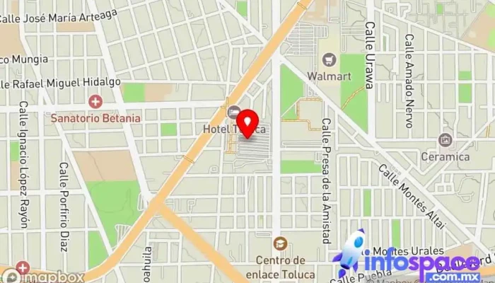 mapa de central camionera de toluca Aparcamiento en Toluca de Lerdo