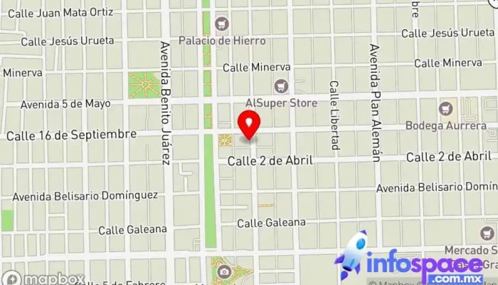 mapa de Central camionera Futura Empresa de autobuses en Nuevo Casas Grandes