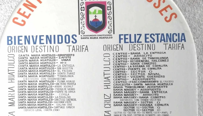 Central Camionera Huatulco Altamar -  Puntaje - Crucecita