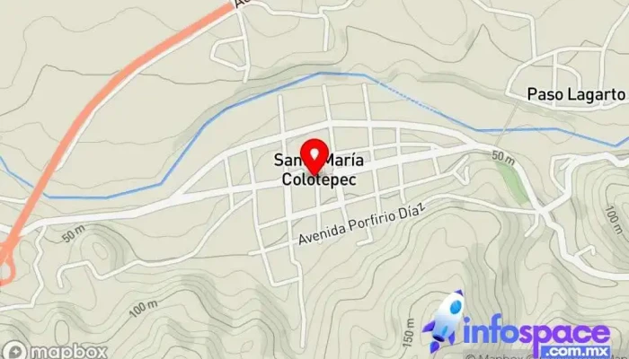 mapa de Central Cibernética Cibercafé, Servicio de reparación de ordenadores en Santa María Colotepec