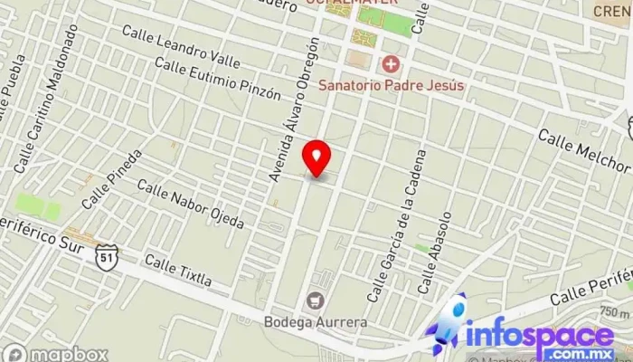 mapa de Central De Autobuses Iguala Empresa de autobuses en Iguala de la Independencia