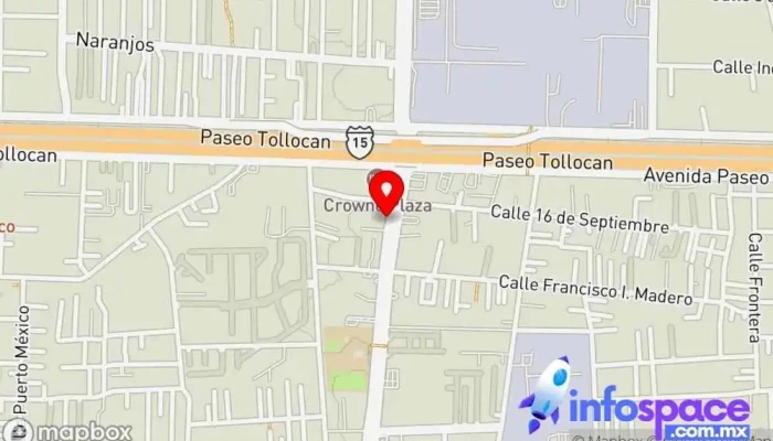 mapa de Central de Autobuses TEO en Crisa Parada para camiones en San Jerónimo Chicahualco