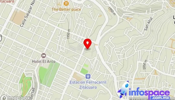 mapa de Central de Autobuses Zitácuaro Agencia expendedora de billetes de autobús en Zitácuaro
