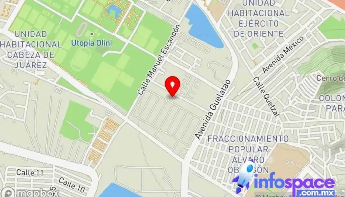 mapa de Central de Carga Oriente Servicio de transporte en Iztapalapa, Ciudad de México