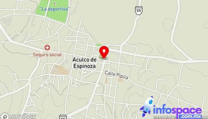 mapa de Centro de aculco Centro cívico en Aculco de Espinoza