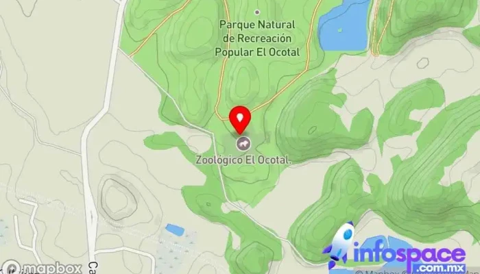 mapa de Centro De Conservación De Especies Mexicanas El Ocotal Zoo en Timilpan