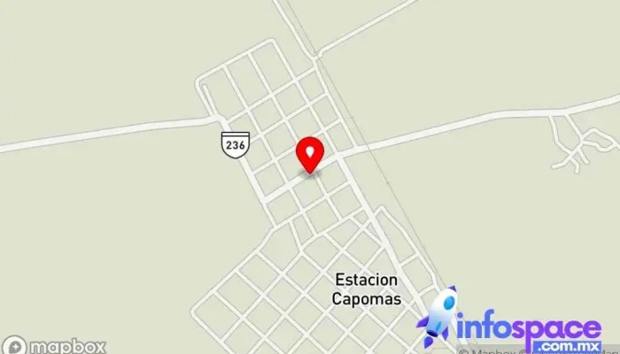mapa de CENTRO INTEGRADOR DE DESARROLLO #13 Oficina del gobierno federal en Estación Capomas