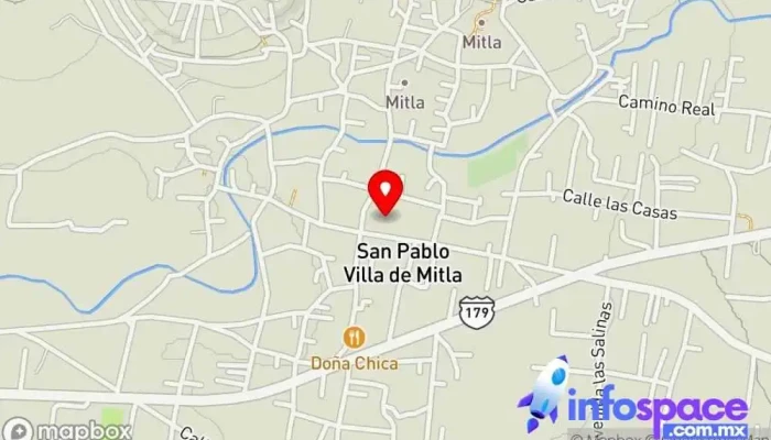 mapa de Centro Integrador San Pablo Villa de Mitla Oficina de la Administración en San Pablo Villa de Mitla