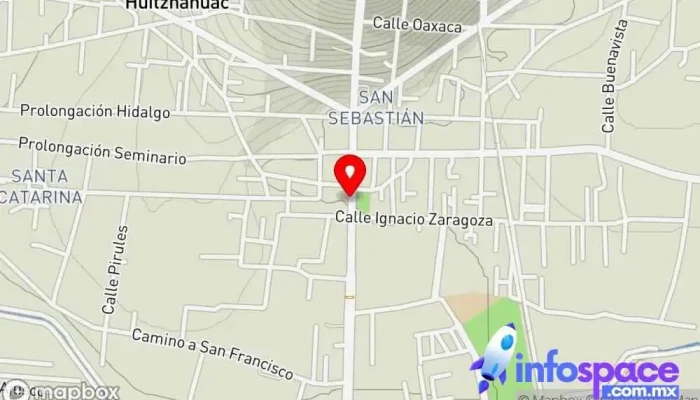 mapa de Centro Municipal Chiautla, Av. del Trabajo Bus stop en Chiautla