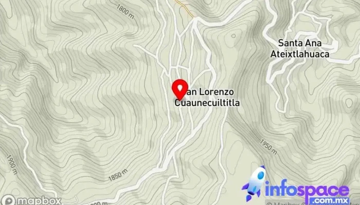 mapa de Centro San Lorenzo Cuaunecuiltitla, Teotitlan, Oaxaca Parque en Teotitlán del Valle