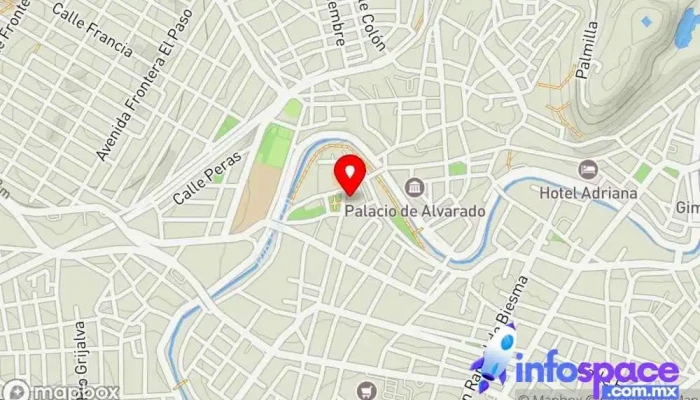 mapa de CEPID A.C. Centro de negocios, Consultora de administración empresarial, Consultora de marketing en Hidalgo del Parral
