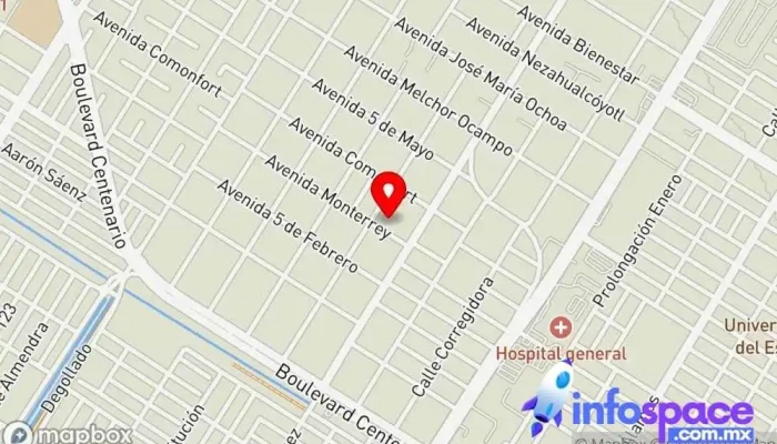mapa de Cercatore Bienes Raíces Consultor inmobiliario en Los Mochis