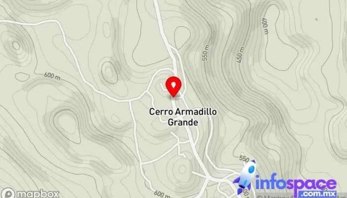 mapa de Cerro Armadillo Grande (Las letras) Lugar de interés histórico en San Juan Bautista Valle Nacional