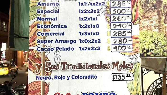 Chocolate De Oaxaca -    La Soledad Carta - Oaxaca de Juárez