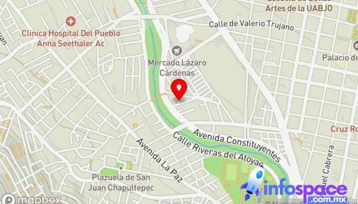 mapa de CHOCOLATE Y MOLE LA SOLEDAD Chocolatería en Oaxaca de Juárez