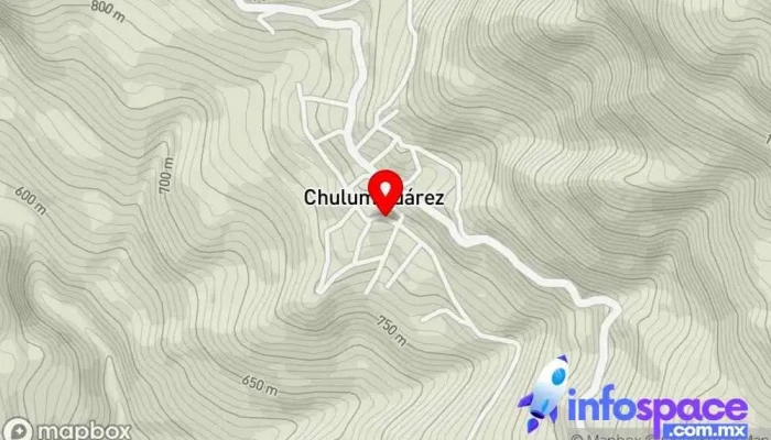 mapa de Chulum Juárez  en Chulum Juárez