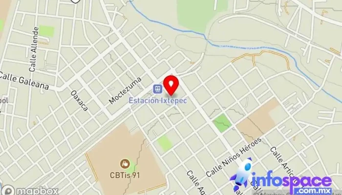 mapa de Ciber Angy Empresa de software en Cdad. Ixtepec