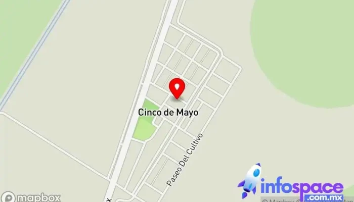 mapa de Cinco de Mayo  en Cinco de Mayo