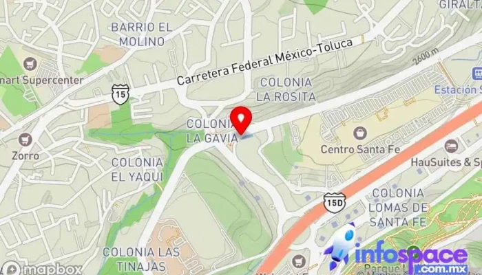 mapa de Ciudad De México Bus stop en Ciudad de México