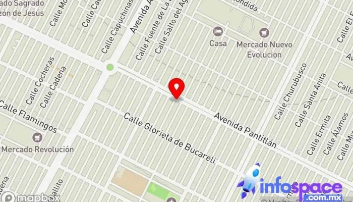 mapa de Click a tu negocio Agencia de publicidad en Cdad. Nezahualcóyotl