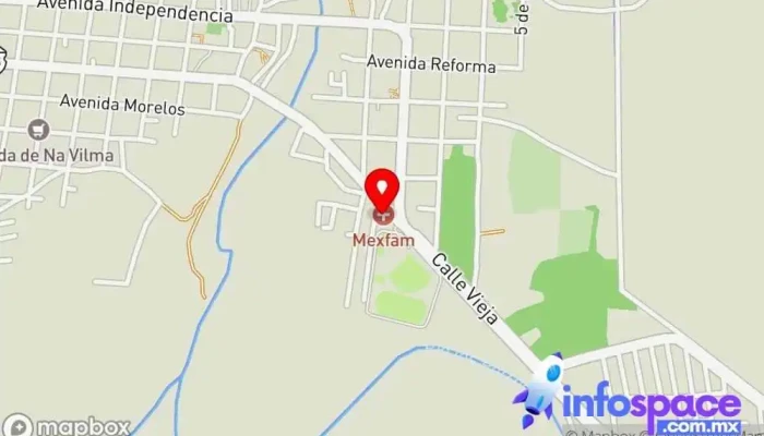 mapa de Clínica Mexfam Ixtaltepec Clínica ambulatoria en Asunción Ixtaltepec