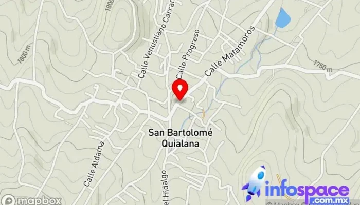 mapa de Club de nutricion Antonia Club social en San Bartolomé Quialana