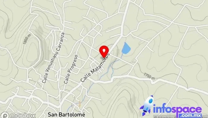mapa de Club De Nutrición Cambiando Vidas Club social en San Bartolomé Quialana
