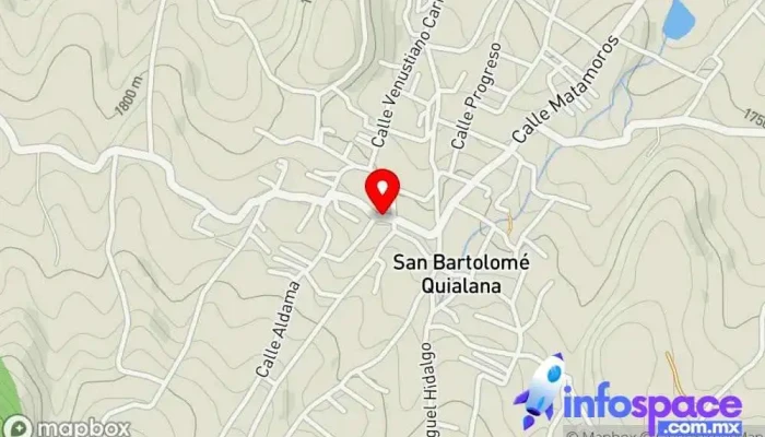 mapa de Club de Nutrición Geila Club social en San Bartolomé Quialana