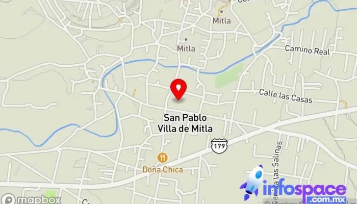 mapa de Club de nutricion Isa Club social en San Pablo Villa de Mitla