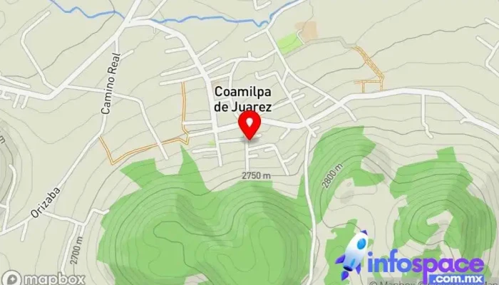 mapa de Coamilpa de Juárez  en Coamilpa de Juárez