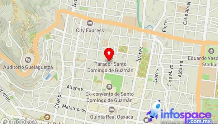 mapa de COBIN Consultorías en Bienestar Nutricionista, Psicólogo, Psicoterapeuta en Oaxaca de Juárez