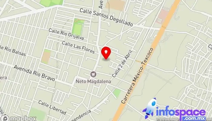 mapa de Col. La Magdalena Atlicpac  en Los Reyes Acaquilpan
