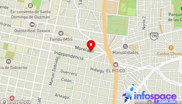 mapa de Comercializadora Santiago Pablo Servicio de reparación de ordenadores en Oaxaca de Juárez