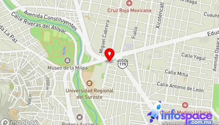 mapa de Comercializadora Santiago Pablo Tienda de accesorios informáticos en Oaxaca de Juárez