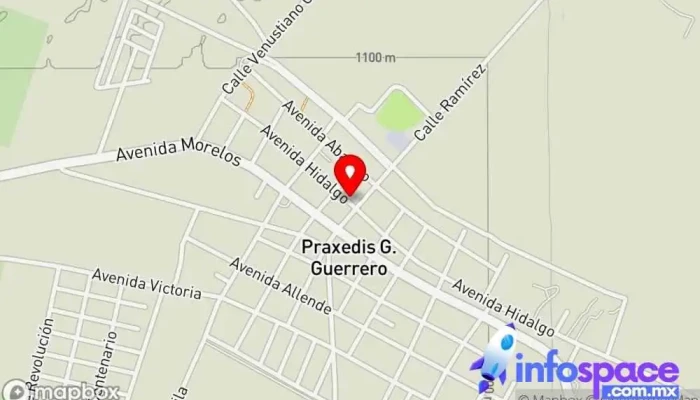 mapa de Comité del PRI Praxdedis Centro juvenil en Praxedis G. Guerrero