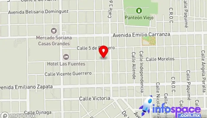 mapa de Comparte Tus Ideas Agencia de publicidad en Nuevo Casas Grandes