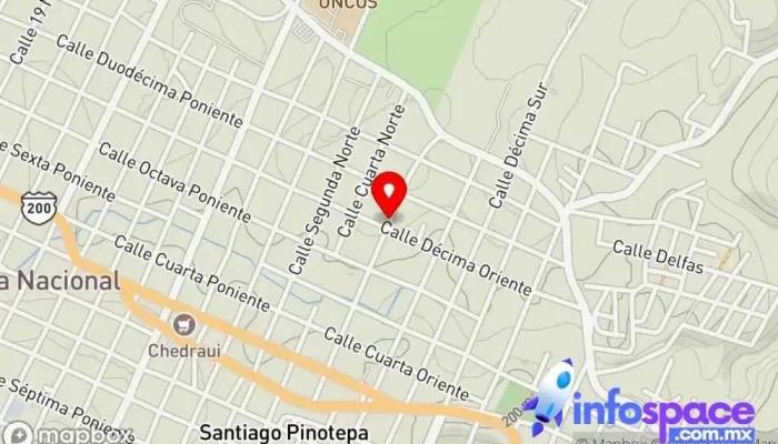 mapa de CompuCosta Tienda de informática en Santiago Pinotepa Nacional
