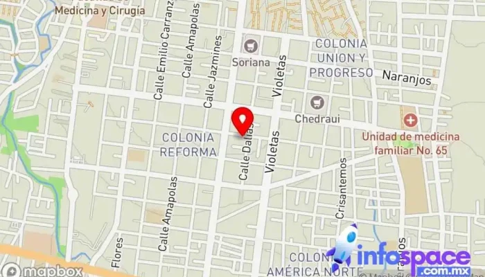 mapa de Compuser Consultora informática en Oaxaca de Juárez