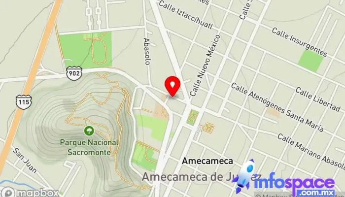 mapa de Compusystem De México Servicio de reparación de ordenadores en Amecameca de Juárez