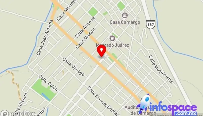 mapa de Computadoras Premier Comercio en Santa Rosalía de Camargo