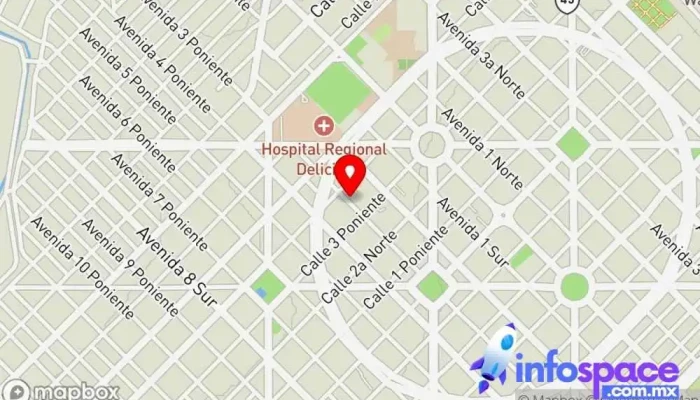 mapa de Computadoras y Sistemas Empresa de software en Delicias