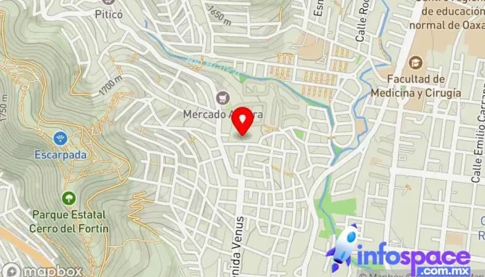 mapa de Comunicaciones y Sistemas Tecnológicos Servicio de informática en Oaxaca de Juárez