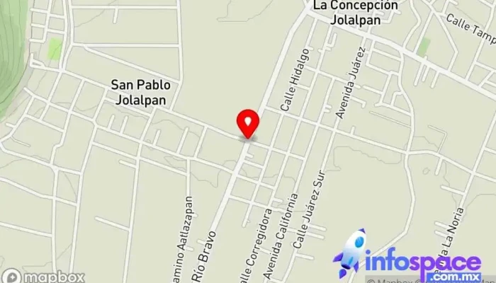 mapa de Concepción Jolalpan  en Concepción Jolalpan