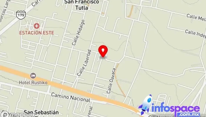 mapa de CONSTRUCCIONES ASESORÍA Y PROYECTOS COCIF S.A DE C.V Constructor en Oaxaca de Juarez Oax