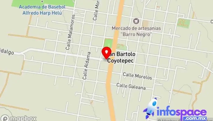 mapa de Construcciones Asesoria y Servicios Bustamante S.A. de C.V. Empresa constructora en San Bartolo Coyotepec