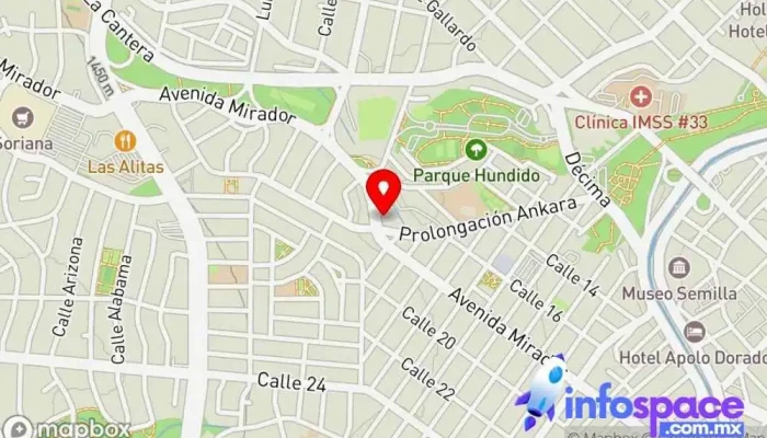 mapa de CONSULTAMEX Consultora informática en Chihuahua