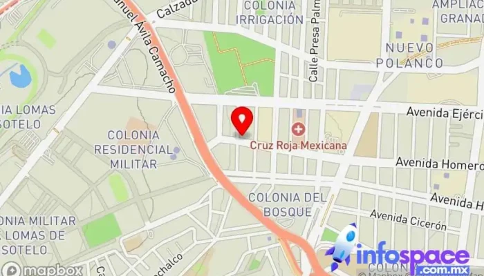 mapa de Consultia IT Servicio de informática en Miguel Hidalgo, Ciudad de México
