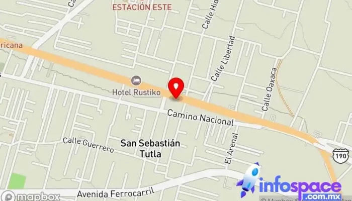 mapa de CONSULTOR NATURA Oficinas de empresa en San Sebastián Tutla
