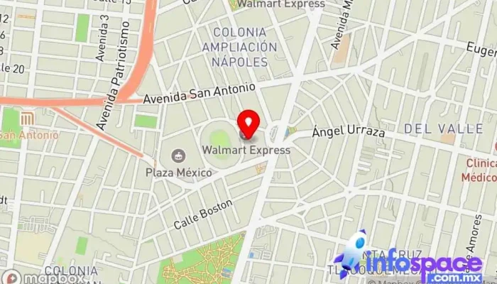 mapa de Consultores en Tecnologia Integral Diseñador de sitios web, Consultora informática, Empresa de software en Benito Juárez, Ciudad de México