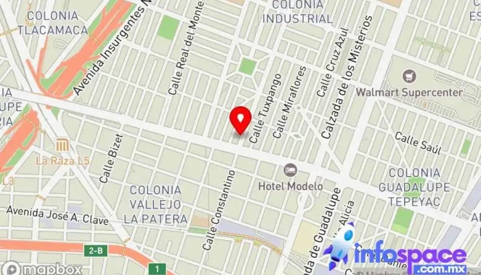 mapa de Consultores en Tecnología Interactiva Asesor en Gustavo A. Madero, Ciudad de México